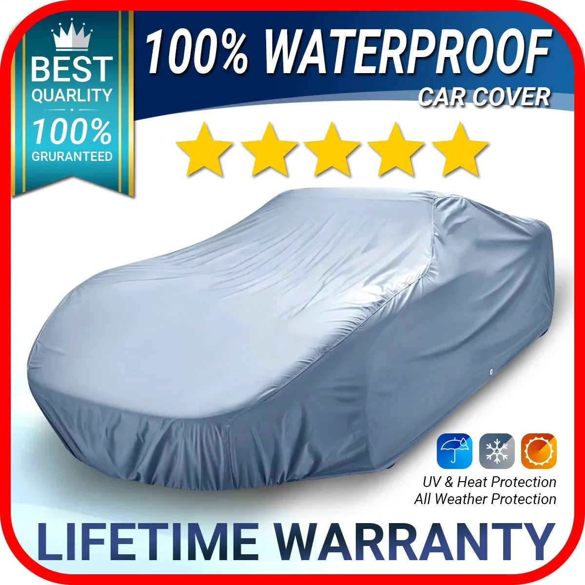 Custom Car Coating Fits: [Oldsmobile Delta 88 4-Door] 1986-1991 Waterproof Condition