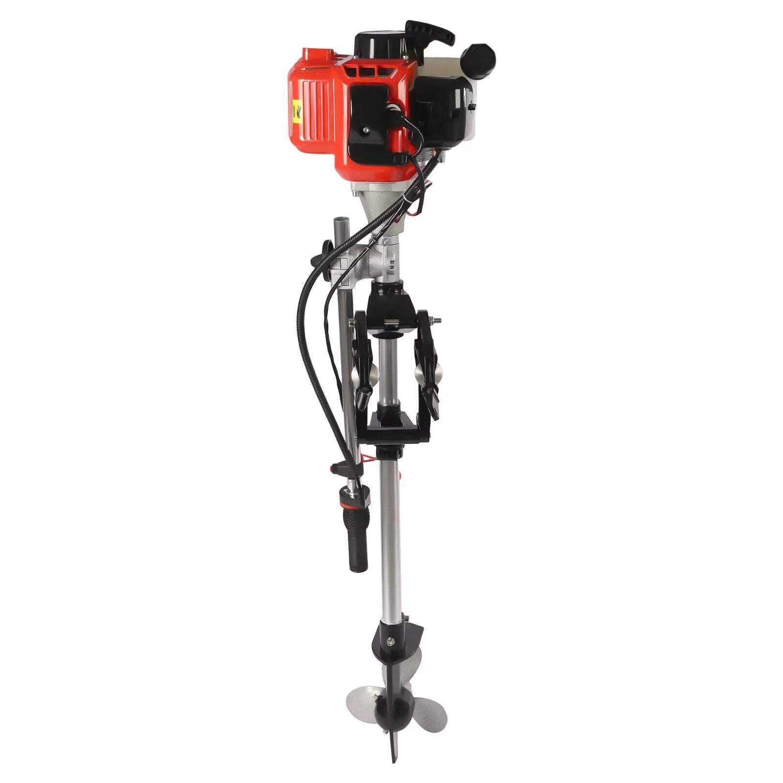 2-Stroke 2.3HP 52CC Outboard Ship Motor Engine Pull Starter w/Air Cooling System