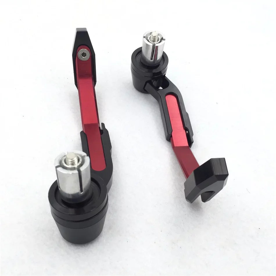 HTT-MOTOR Motorcycle Adjustable Angel Length Red Black Total CNC 22mm Protector Proguard Pro Brake Clutch Levers Protect Guard For Suzuki GSX GSXR Hayabusa RM DR Kawasaki Ninja Aprilia Climber