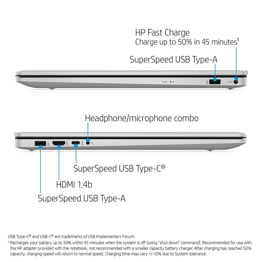 HP High Performance Business Laptop (2022) | 17.3" FHD (1920 x 1080) IPS | 11th i5-1135G7 4- Iris Xe Graphics | 12GB DDR4 | 256GB SSD | Fullsize Keyboard | Windows 10 Pro | TLG 32GB USB