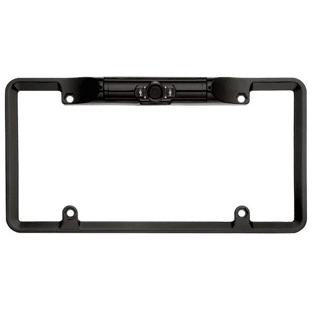 BOYO VTL300CL - Full-Frame License Plate Backup Camera with Parking Lines and LED Lights (Black)