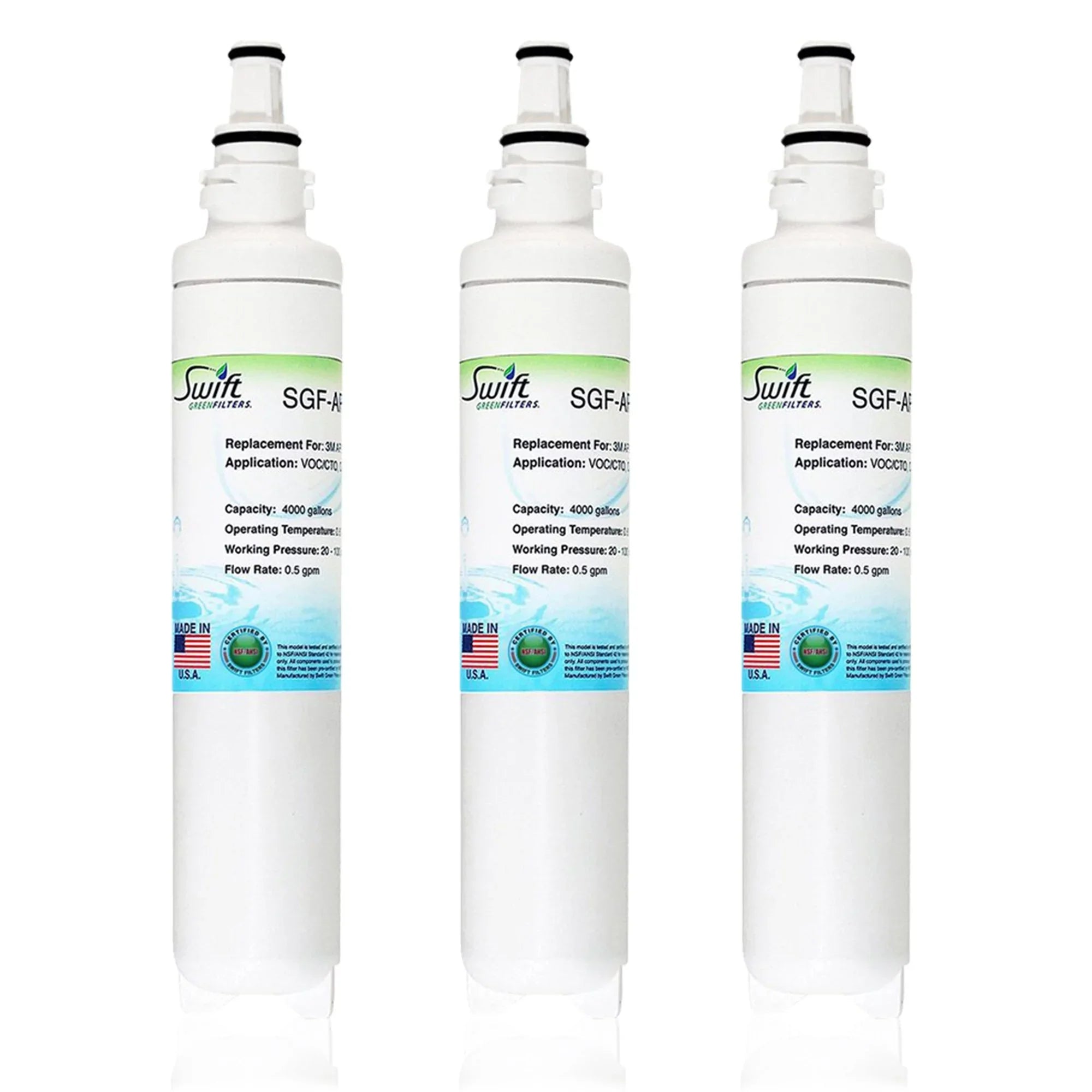 Swift Green Filters SGF-AP2-405GS Rx Replacement for 3M AP2-405GS Commercial Water Filters (Pack of 3)