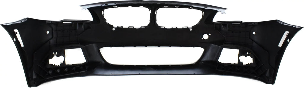 Front BUMPER Shield Matching For BMW 5-Series 2011-2013 Primed with M Pkg with PDC Sensor Holes with Side View Camera Sedan