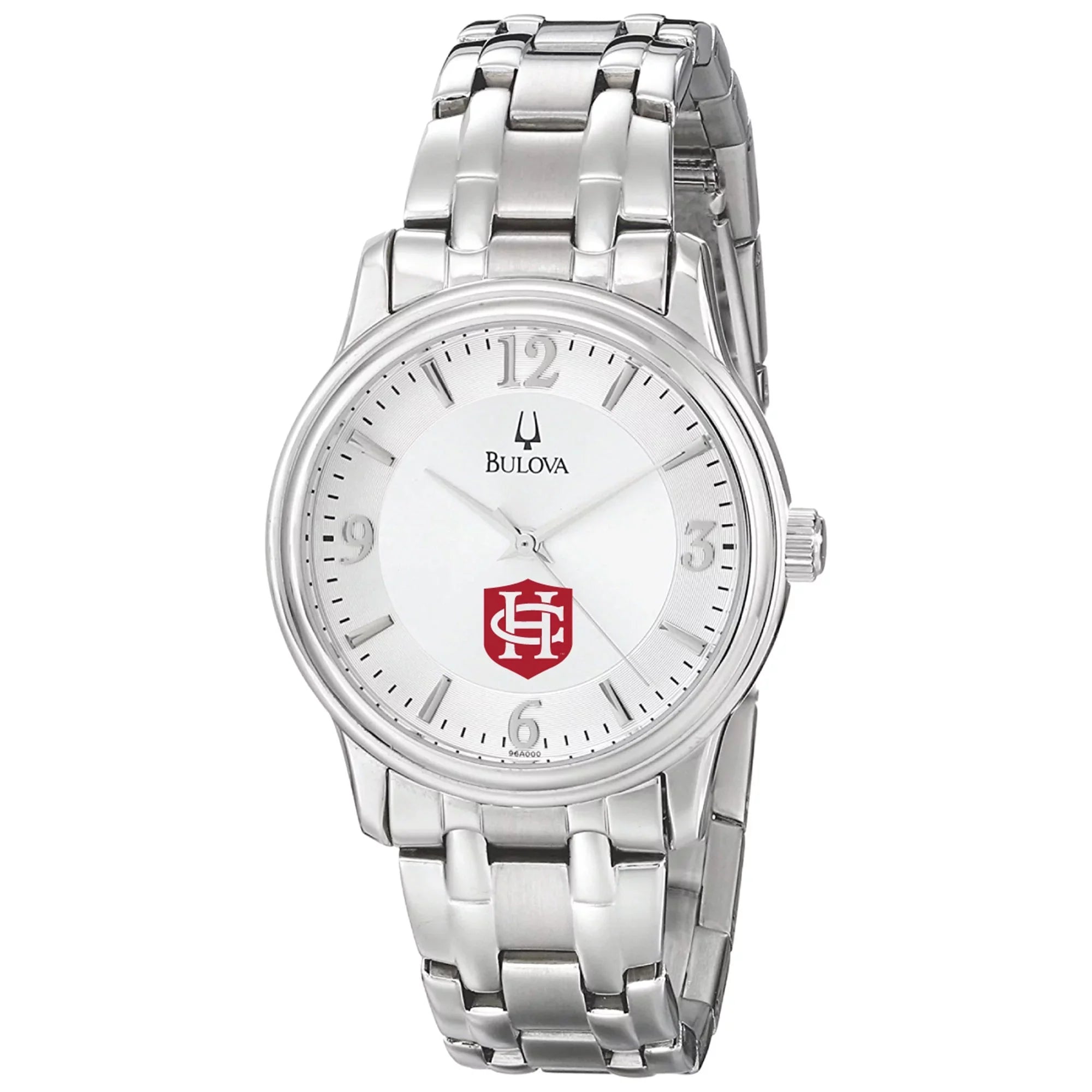 Men's Bulova Silver Hanover Panthers Stainless Steel Quartz Watch