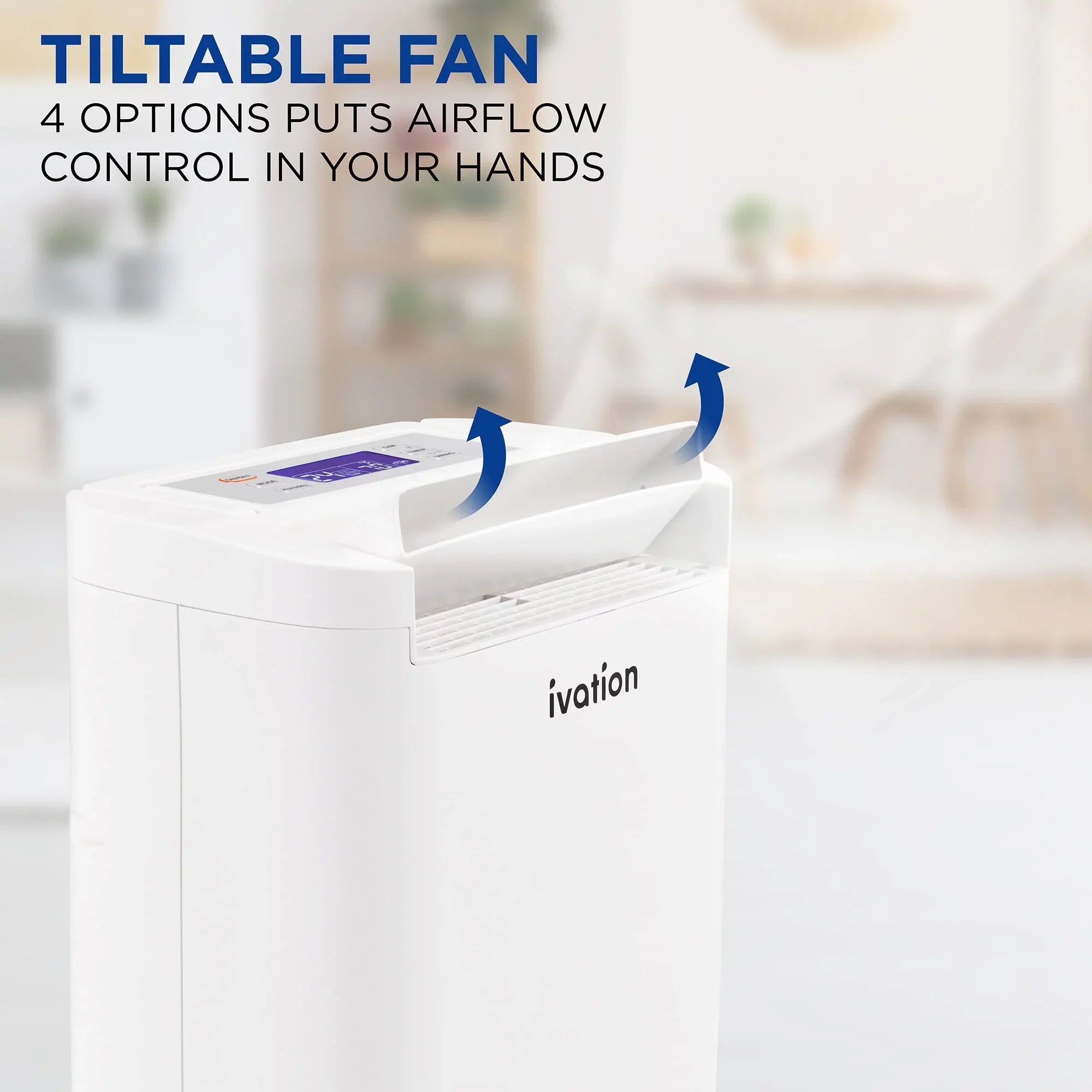 Ivation 19 Pint, 410 Sq/Ft, Wifi Dehumidifier W/ Drain Hose & Smartphone Control