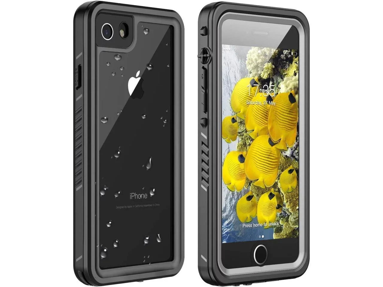iPhone SE 2022 Case / iPhone SE 2020 Case / iPhone 7 8 Case Waterproof with Built-in Screen Protector, Shockproof Protective Protection
