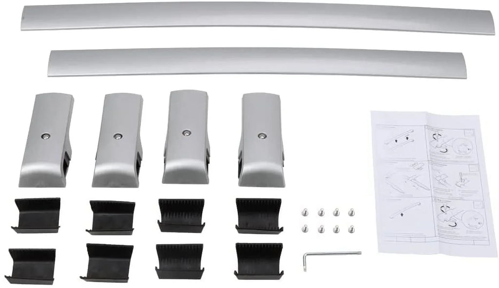 NIXFACE Roof Rack Cross Bars for Subaru XV Crosstrek 13-22 Luggage Rack with Side Rails