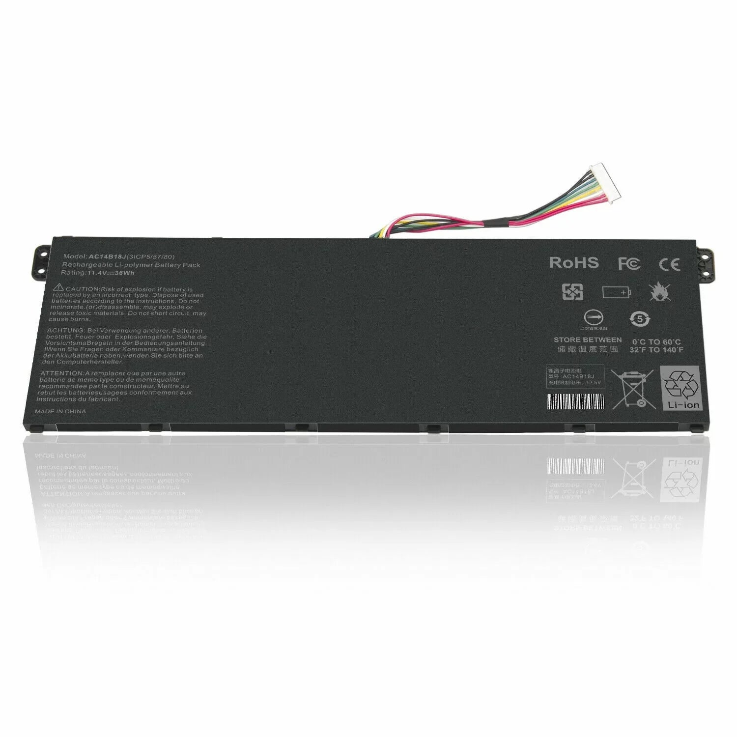 AC14B13J Laptop Battery for Acer Chromebook CB3-531 CB5-571 CB3-111 C810 C910