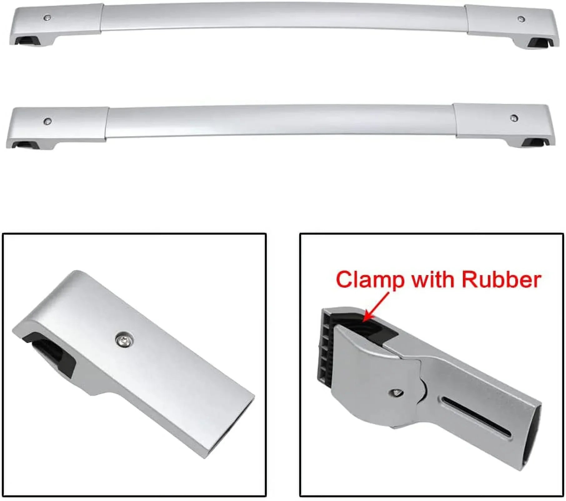 NIXFACE Roof Rack Cross Bars for Subaru XV Crosstrek 13-22 Luggage Rack with Side Rails