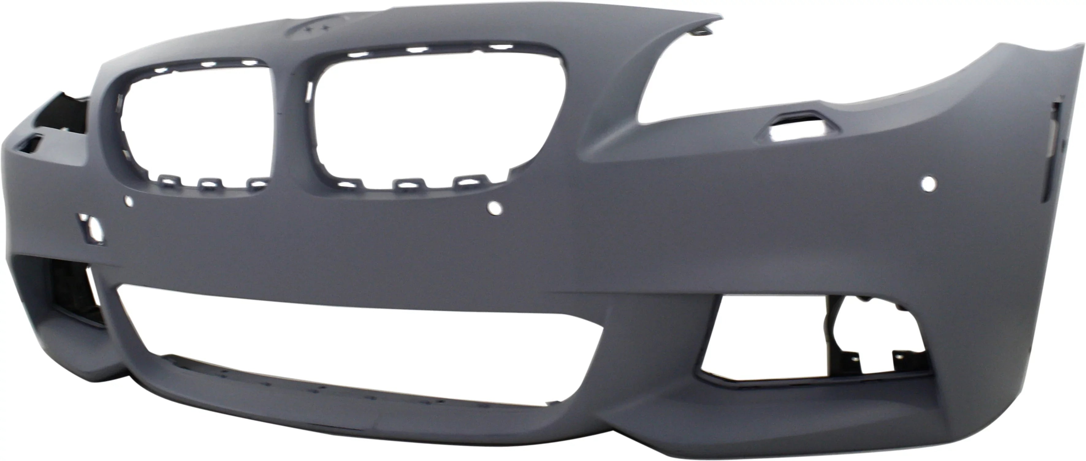 Front BUMPER Shield Matching For BMW 5-Series 2011-2013 Primed with M Pkg with PDC Sensor Holes with Side View Camera Sedan