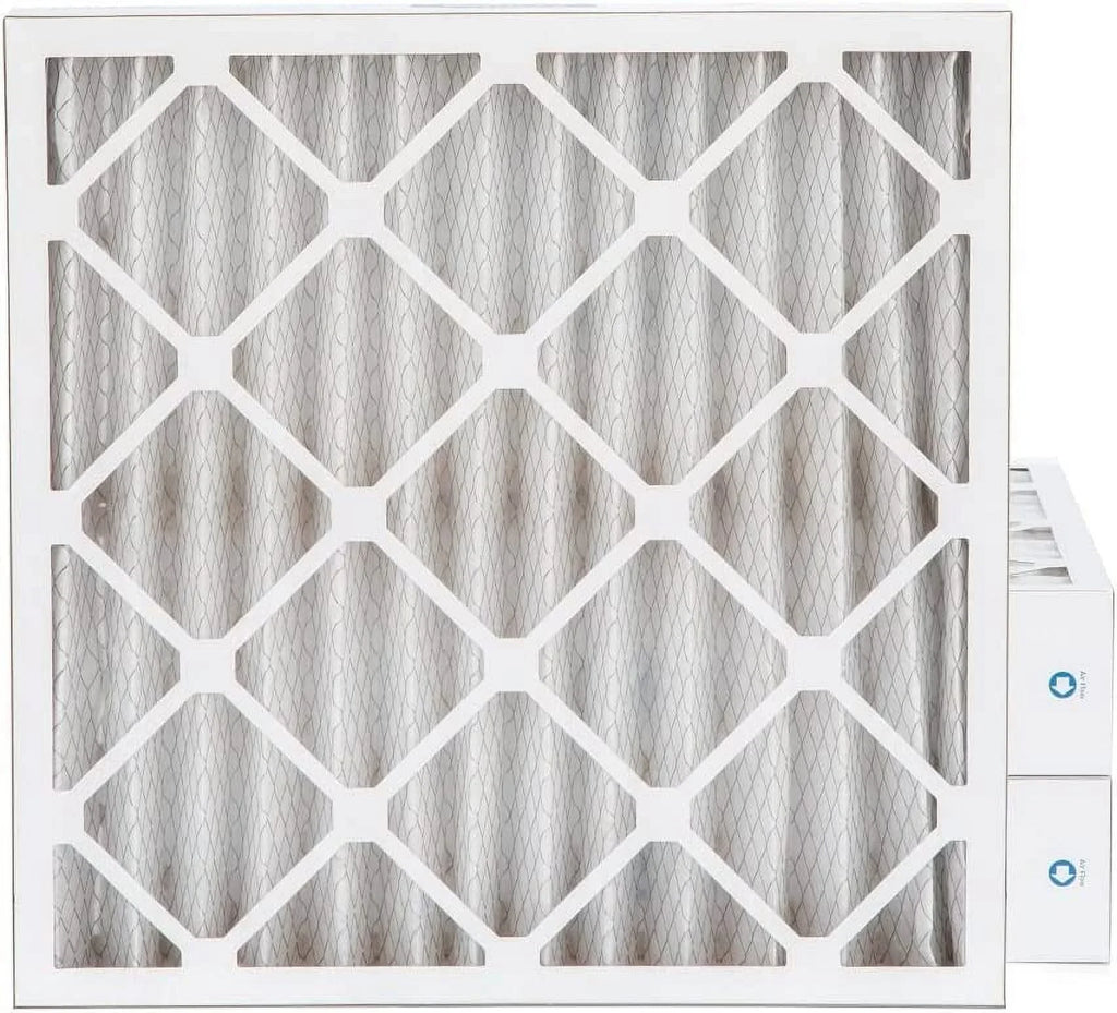 10X10x1 MERV 11, MPR 1000 Pleated Furne 1'' Air Filters By Pamlico. 6 Pk. Ext Size: 9-1/2 X 9-1/2 X 3/4