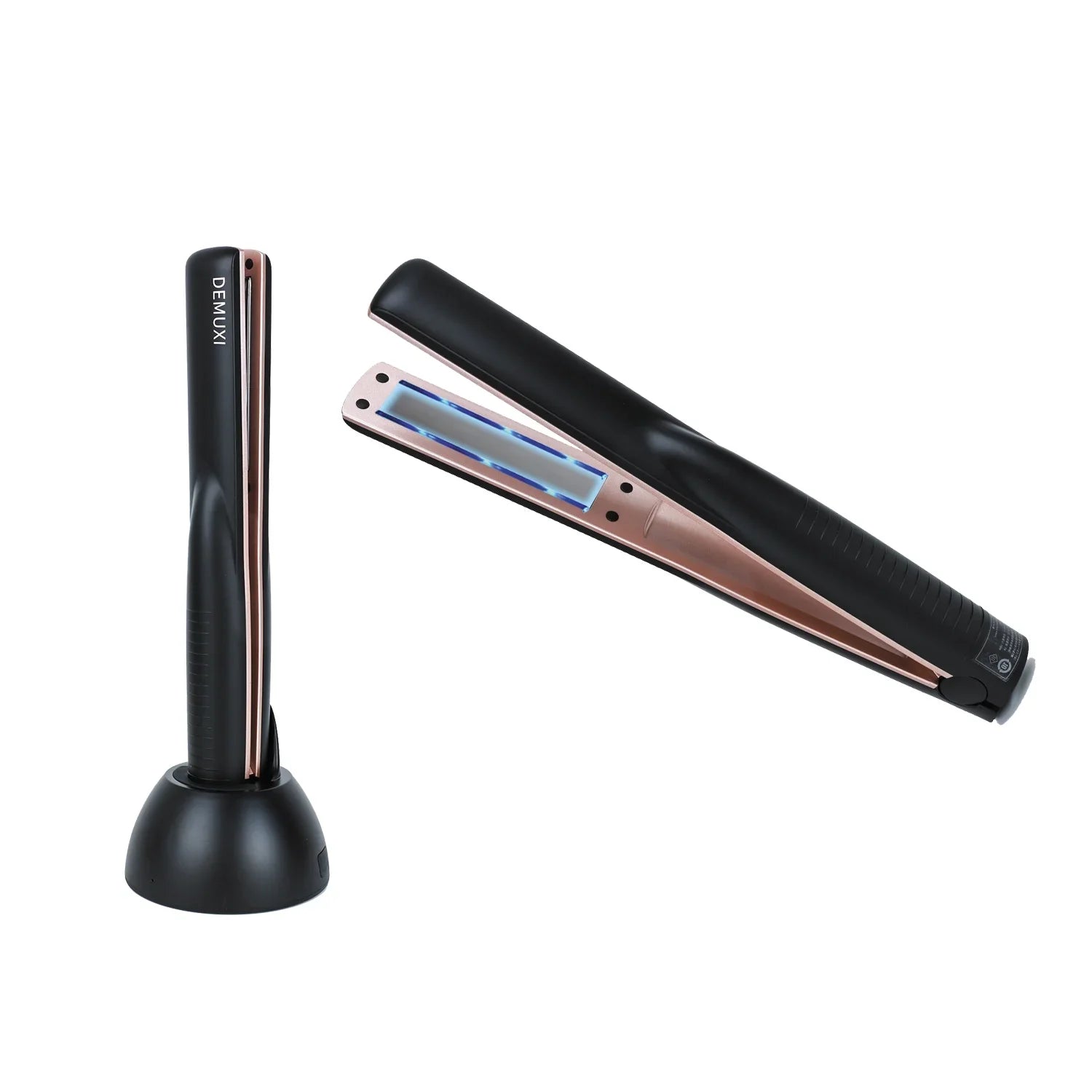 DIMUXI Ultrasonic Hair Care Iron, Professional Cold Iron Straightner, Shield the Damaged Hair, Wireless Portable