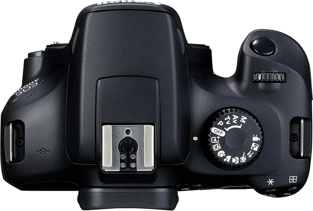Canon EOS 4000D/Rebel T100 DSLR Camera w/Canon EF-S 18-55mm F/3.5-5.6 Zoom Lens+420-800mm HD Telephoto Zoom lens+case+128Memory Cards (24PC)