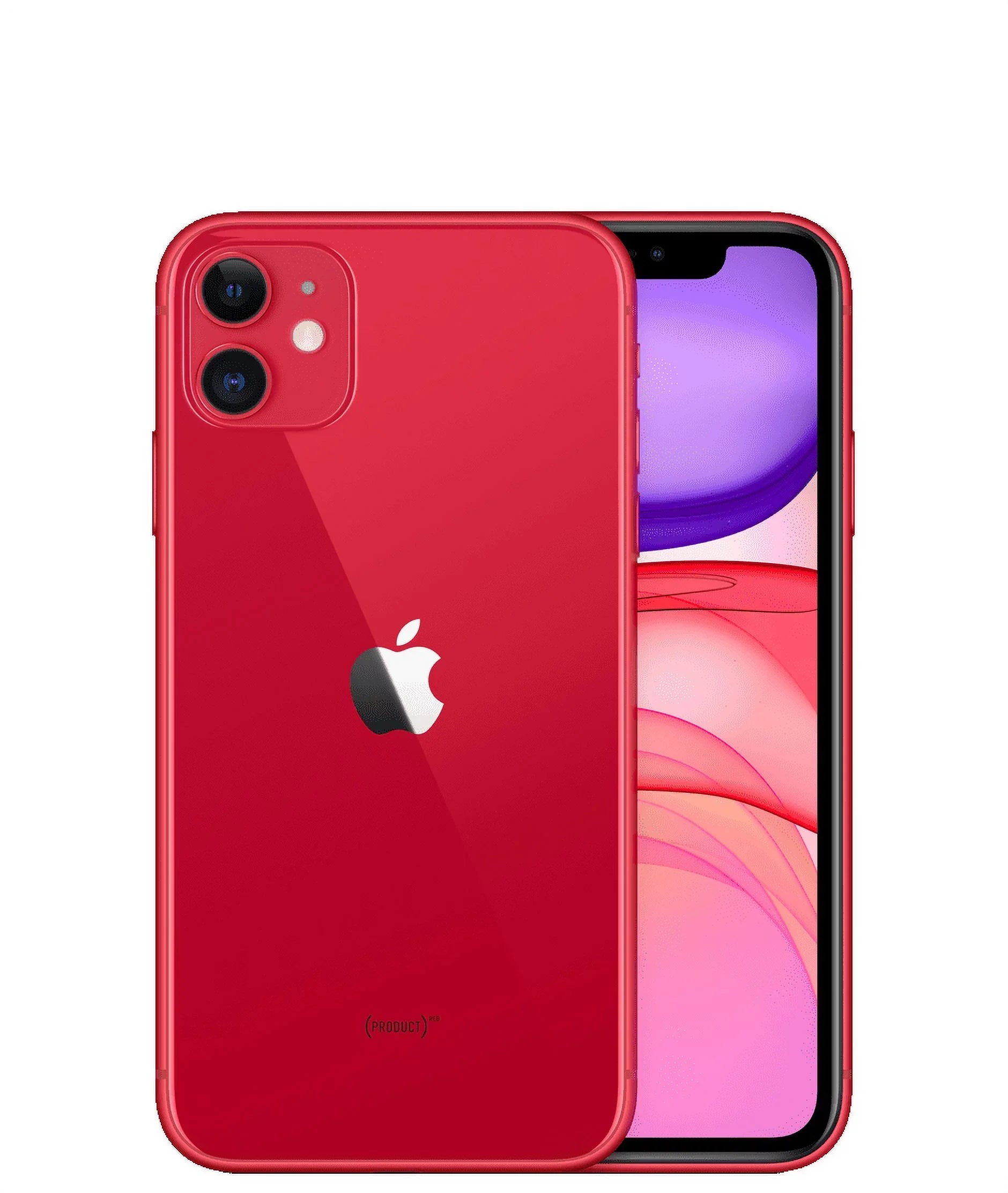 Pre-Owned Apple iPhone 11 - (PRODUCT) RED - smartphone - dual-SIM - 4G Gigabit Class LTE - 256 GB - CDMA / GSM - 6.1" - 1792 x 828 pixels (326 ppi) - Liquid Retina HD display (12 MP front camera) - 2x rear cameras - red (Fair)