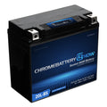 Chrome Battery Now Ytx20l-bs (20l-bs 12 Volt,18 Ah, 270 Cca) ligent Wireless Smartphone Connectivity AGM Battery for Personal Watercraft - Brp (sea-doo) 1500 All Models Years (1988 - 1993)