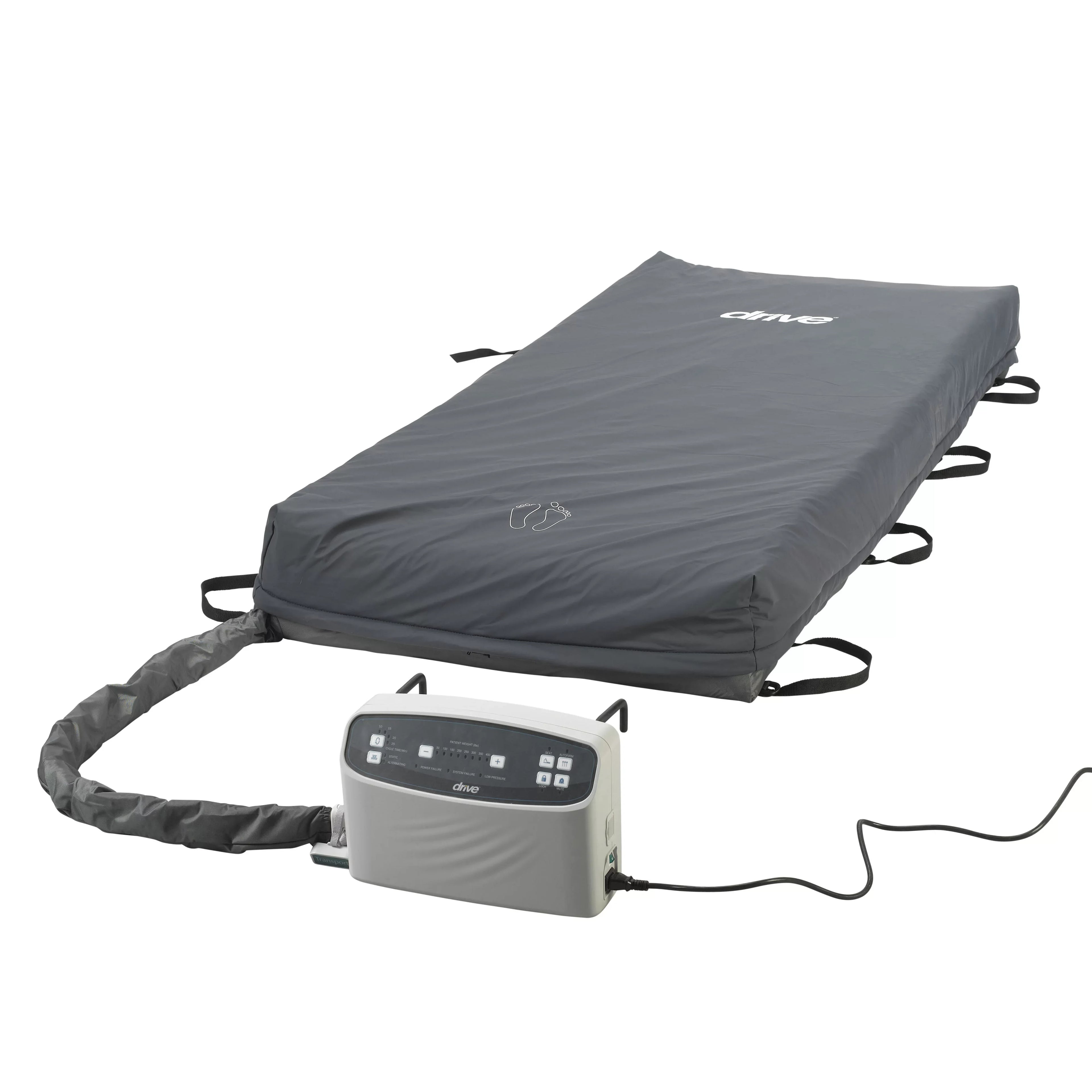 Drive Medical Med Aire Plus Low Air Loss Mattress Replacement System, 84" x 36"