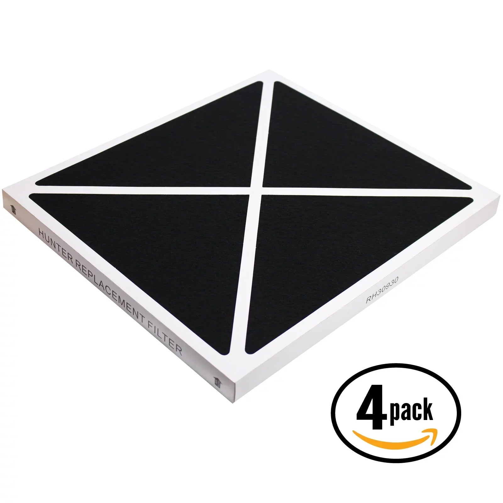 4-Pack Replacement Hunter 30205 Air Purifier Filter - Suitable Hunter 30930 Air Filter