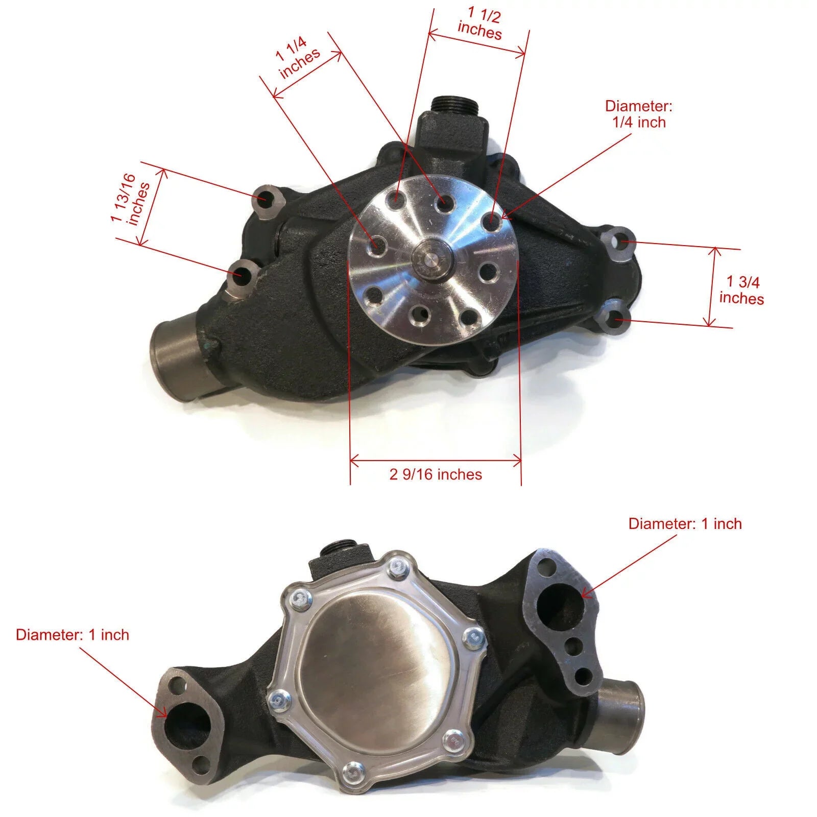 The ROP Shop | Circulating Water Pump For 1985 Volvo Penta 170 HP AQ175A, 290 HP AQ290A Drives