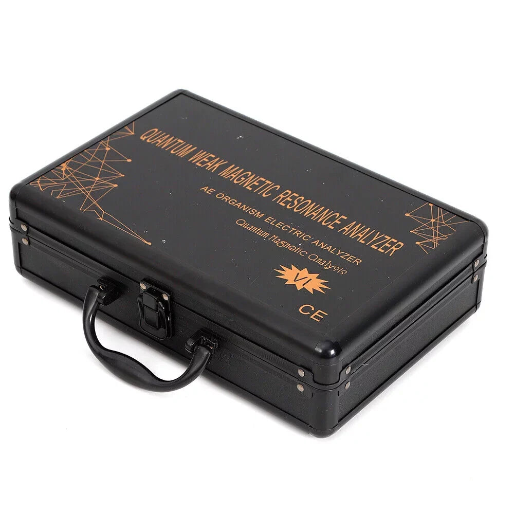 TOOL1SHOoo 6TH 4.7.0 Hand Touch Quantum Magnetic Resonance Body Analyzer Body Health Analyzer Black