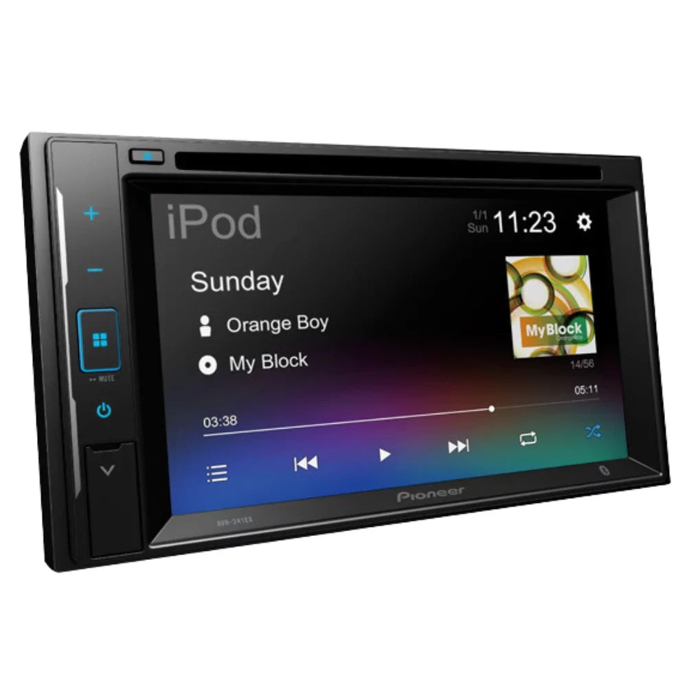 KIT395 Bundle with Pioneer Multimedia DVD Car Stereo and Installation Kit - for 2004-2008 Ford F-150 /Bluetooth Touchscreen Radio - Backup Camera, Double Din Mounting Kit
