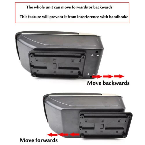 Nissan Storage Box Armrest Can Rotate For Nissan Versa 07-11 Armrest Center Console Storage Box Arm Rest Cup Holder US