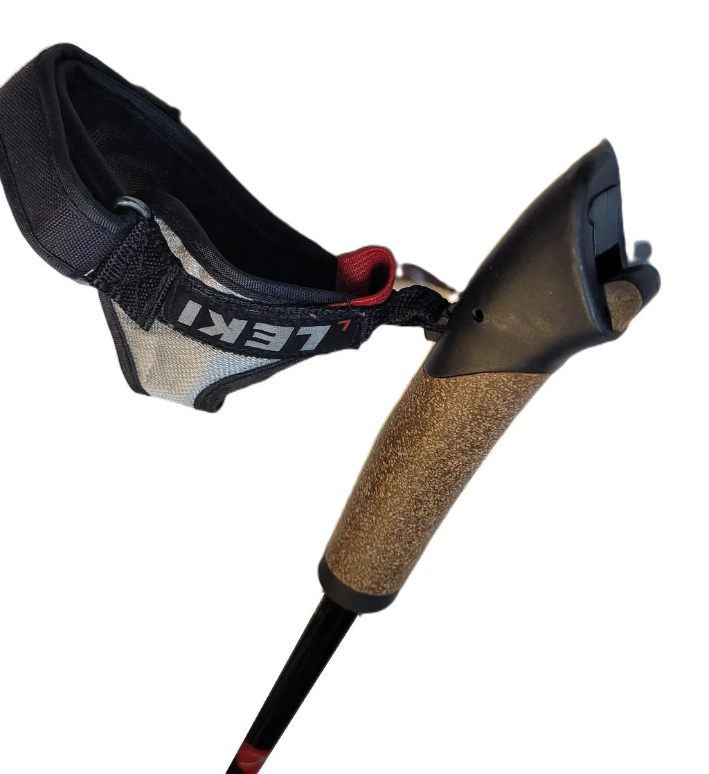 LEKI Nordic Walking Prestige Titanium Black Trekking Pole 100cm-135cm