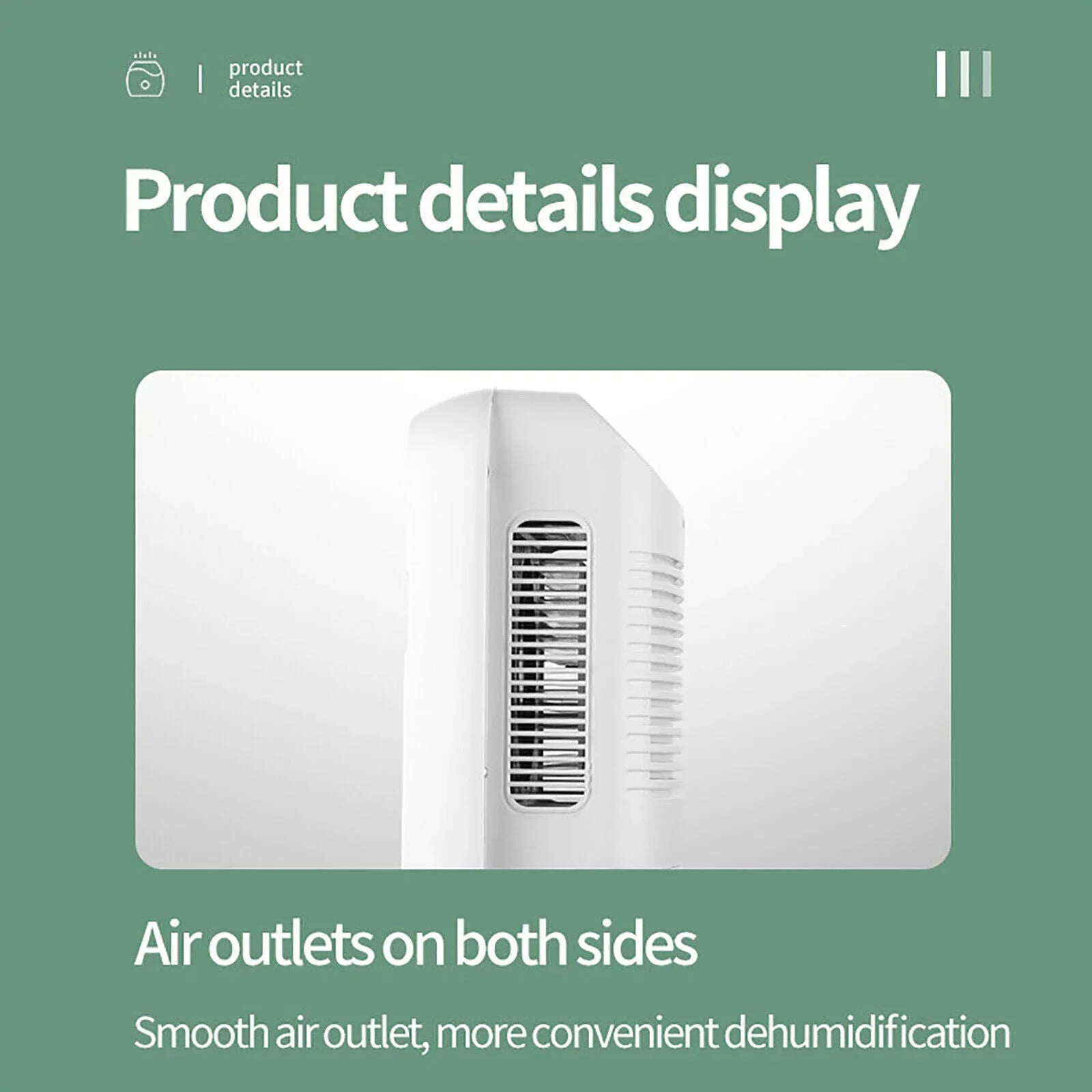 ZhdnBhnos Portable MIni Compact Dehumidifier Moisture Dryer w/ Drain Hose 2.5L Water Tank for Bedroom Caravan RV Garage