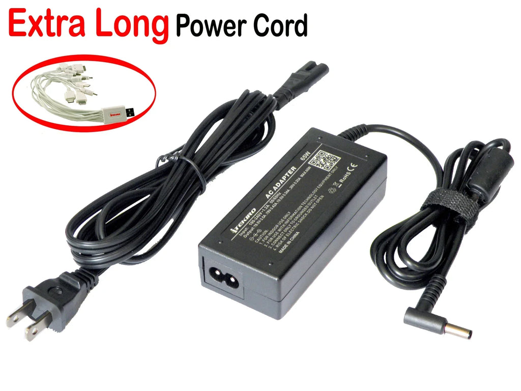 iTEKIRO 65W AC Adapter for Inspiron 15 3555, i3555, 15 3558, i3558, 15 3565, i3565, 15 3573, i3573, 15 3593, i3593, 15 5551, i5551, 15 3580