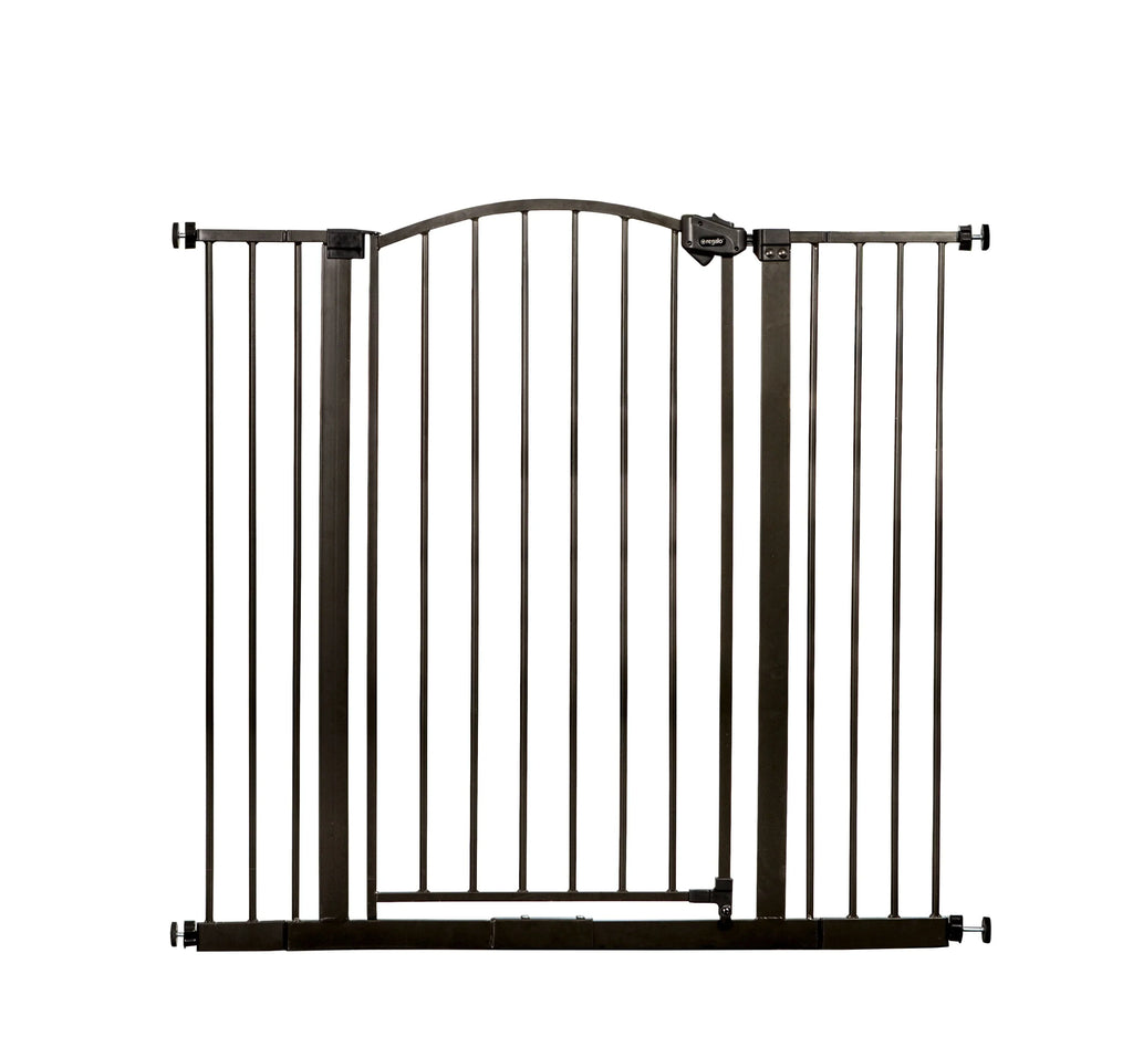 Regalo Extra Tall Bronze Arched Décor Baby Safety Gate, Age Group 6 to 24 Months, Baby Gate