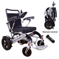 Alton Mobility - Exclusive Lightweight and Foldable Electric Power Wheelchairs 360lbs - 500W - 20 miles - SILVER