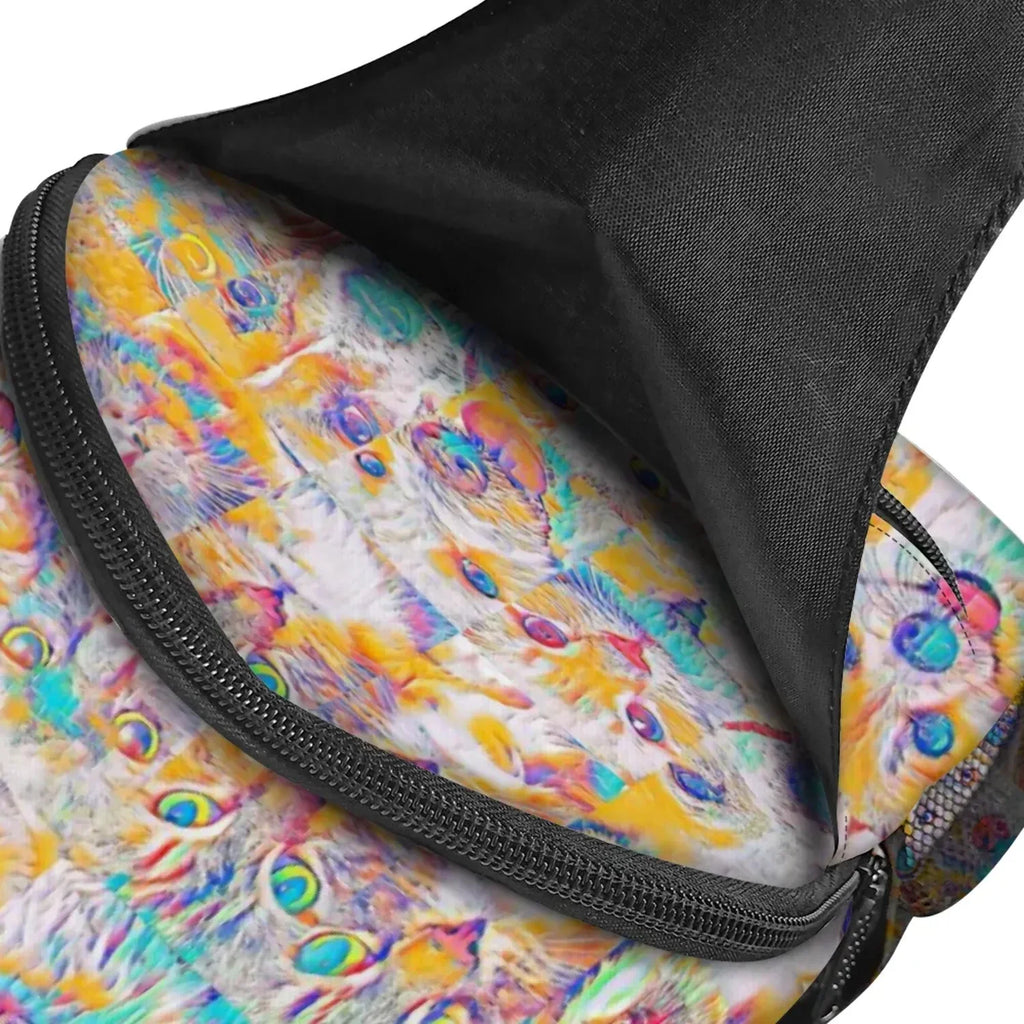 Crossbody Bag - Club 99 - (Turquoise/Orange/Cream) - Unisex - All Ages - The Merch by SIMA Visual Arts