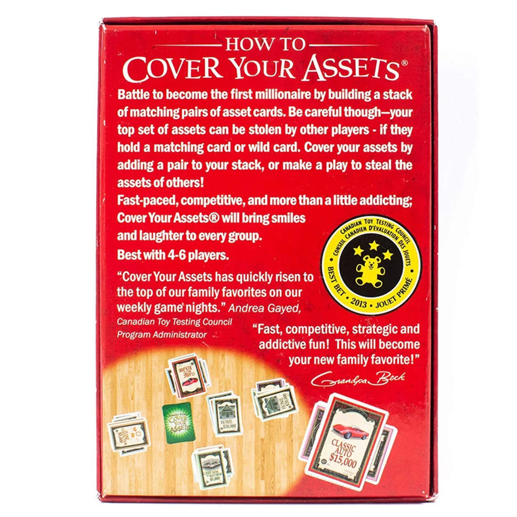 Grandpa Becks Wrap Your Assets Card Game Fun Family-Friendly Set Collecting Toy