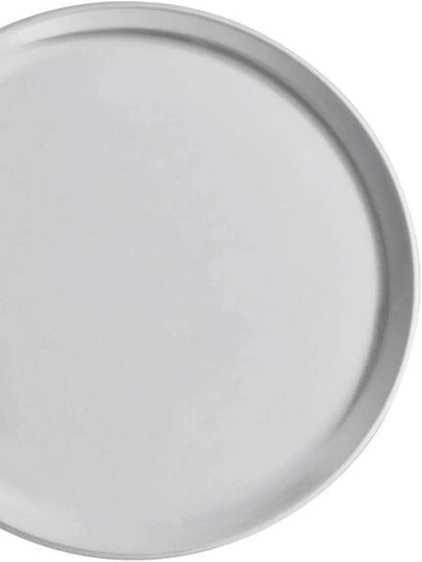 TrueCraftware- Set of 6 Aluminum 10” Pizza Tray Pan Coupe Style - Bakeware Round Pizza Pan Pizza Tray Baking Tray Round Baking Tray for Home Kitchen Pizzeria & Restaurants
