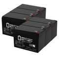 12V 15AH Battery Replacement for EVO 500W Electric Scooter - 6 Pack