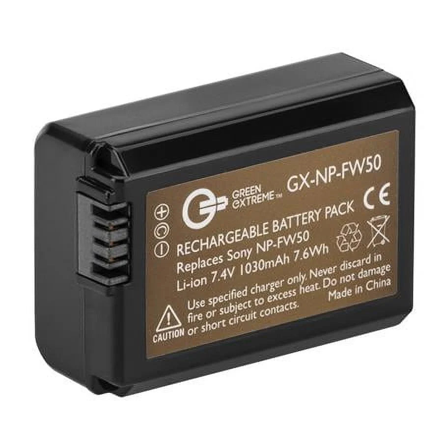 2 Pack NP-FW50 Battery and Dual Smart Charger Kit