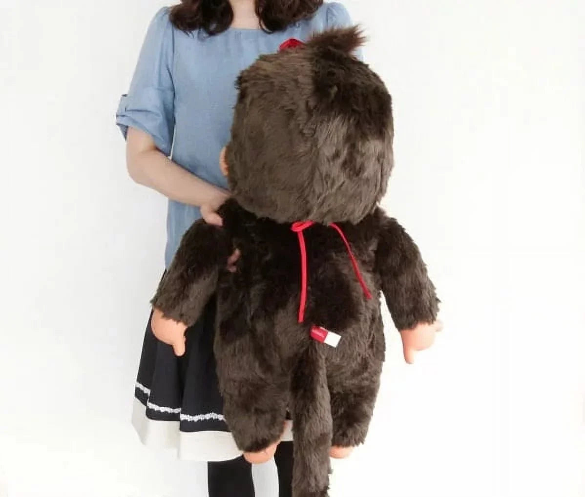 Girl Monkey Monchhichi Jumbo XL Plush Toy. Limited Edition. 31" Tall.