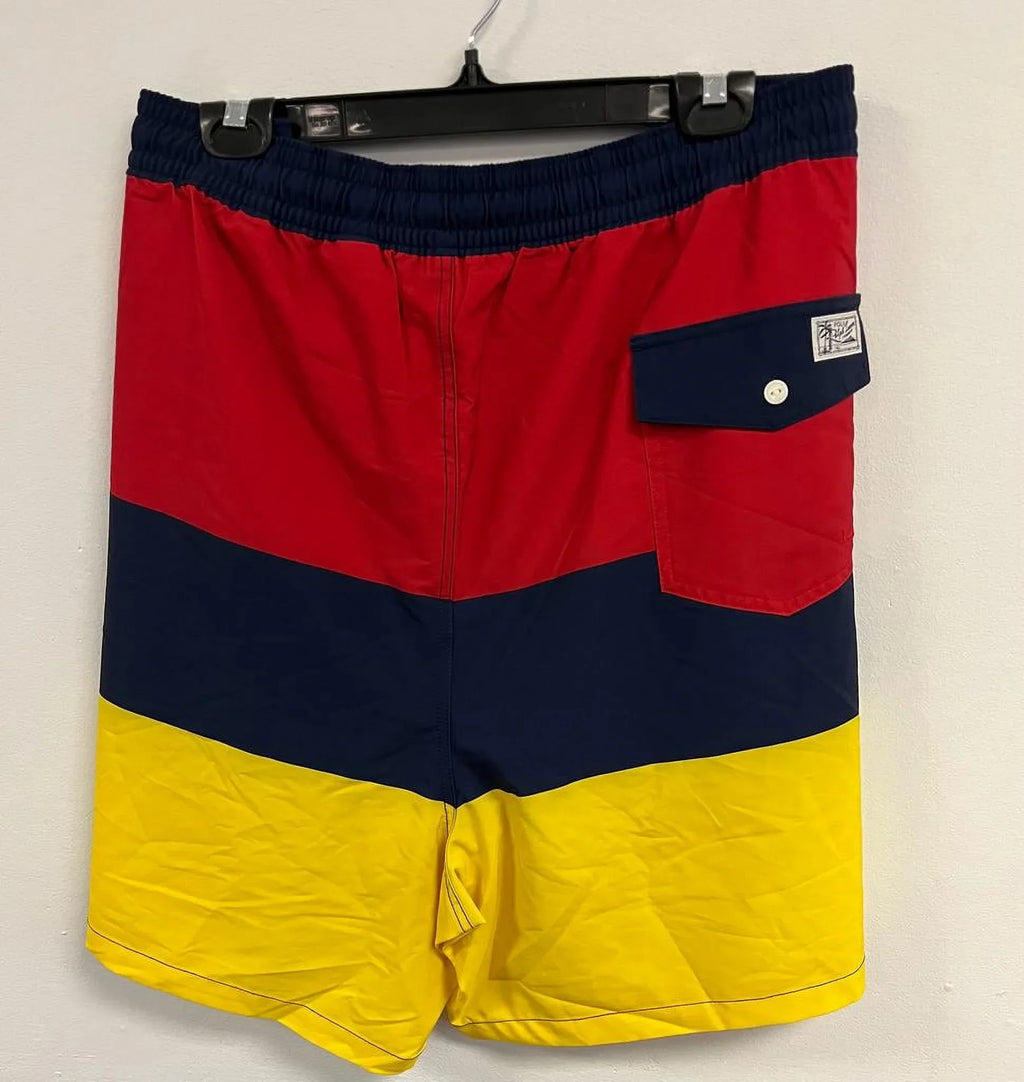Polo Ralph Lauren Men’s 5.75¨ Traveler Classic Swim Trunks, Multi,4XB