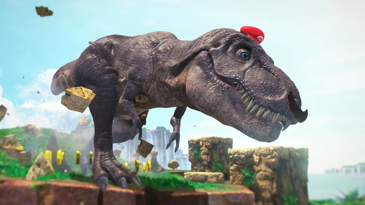 Mario Odyssey Game and Game Caddy