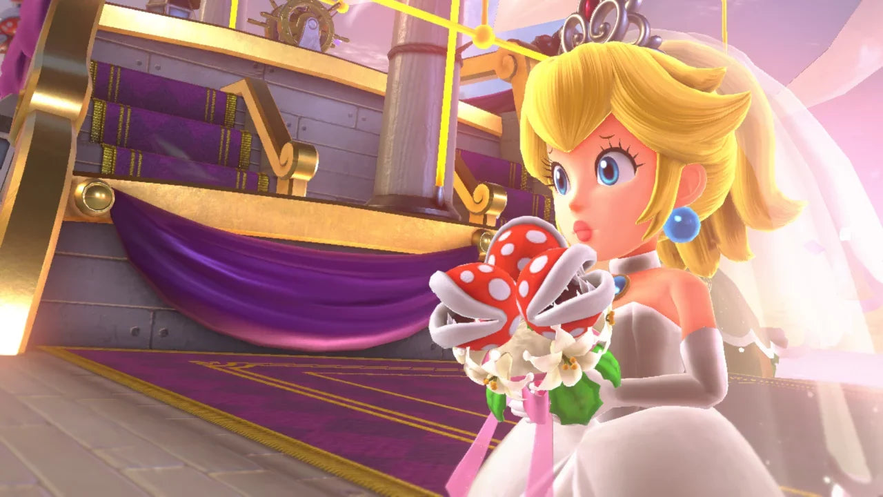 Mario Odyssey Game and Game Caddy