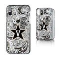 VU Vanderbilt Commodores Paisley Clear Case for iPhone X