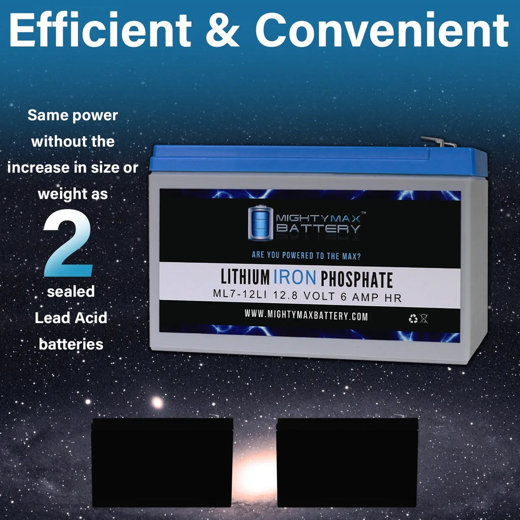 12V 7AH Lithium Replacement Battery for Sea-Doo Dolphin SD554
