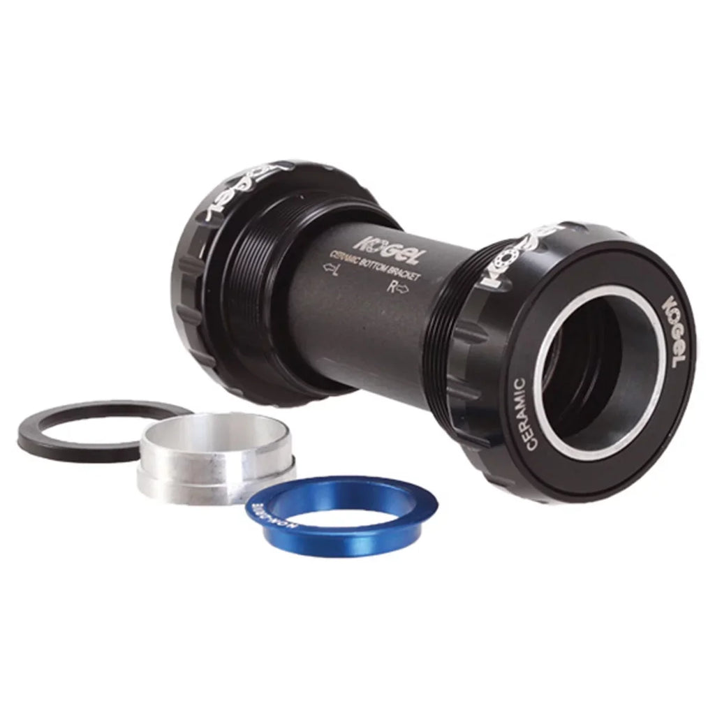 Kogel Bearings Bsa-24 (Road) Alloy Bottom Bracket - Black - BSA-ROAD-24GXP-R