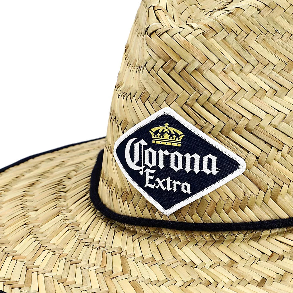Corona Sun Hat with Woven Patch and Printed Under brim