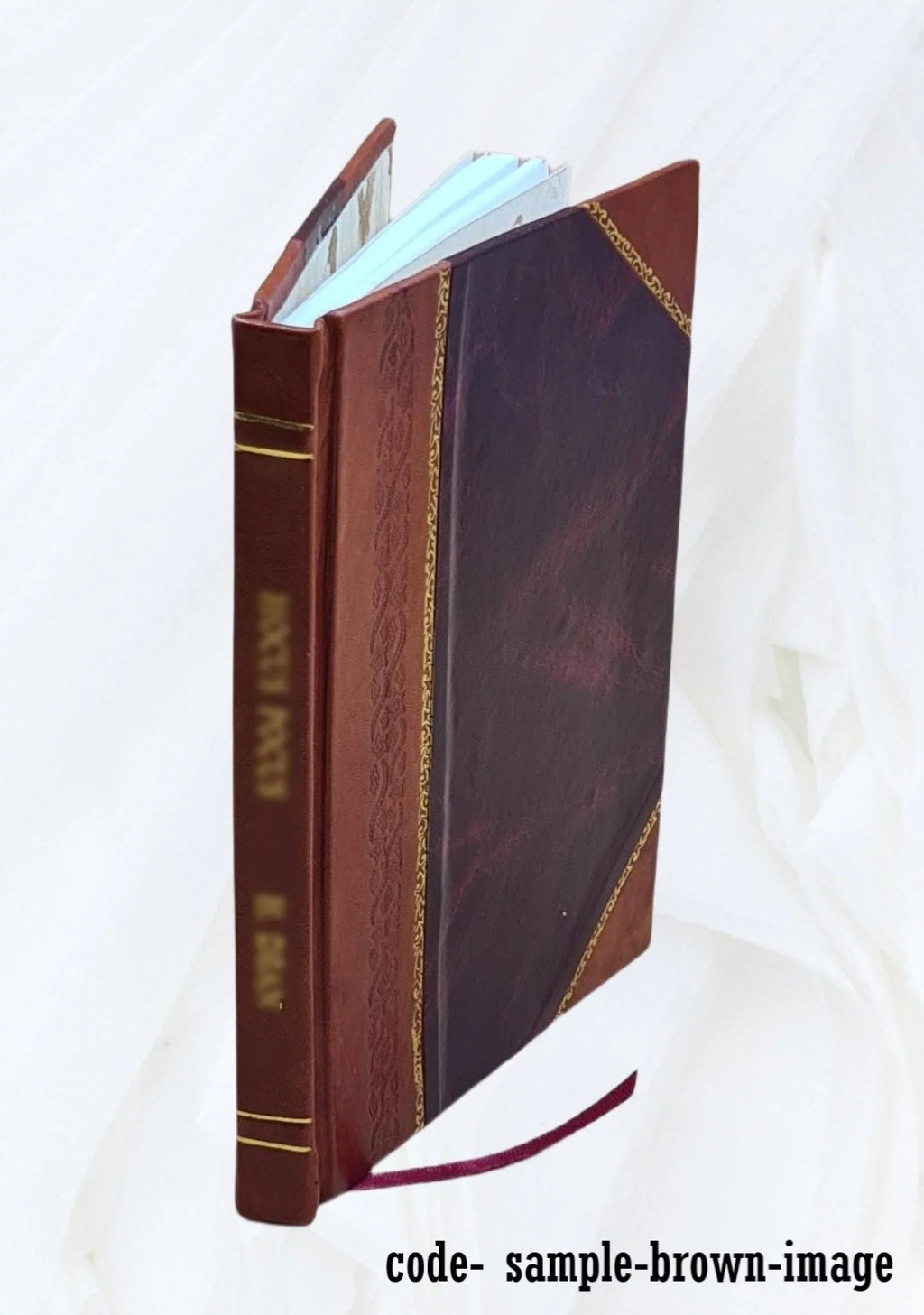 Li estoires de chiaus qui conquisent Coustantinople, de Robert de Clari en Aminois, chevalier. 1868 [Leather Bound]