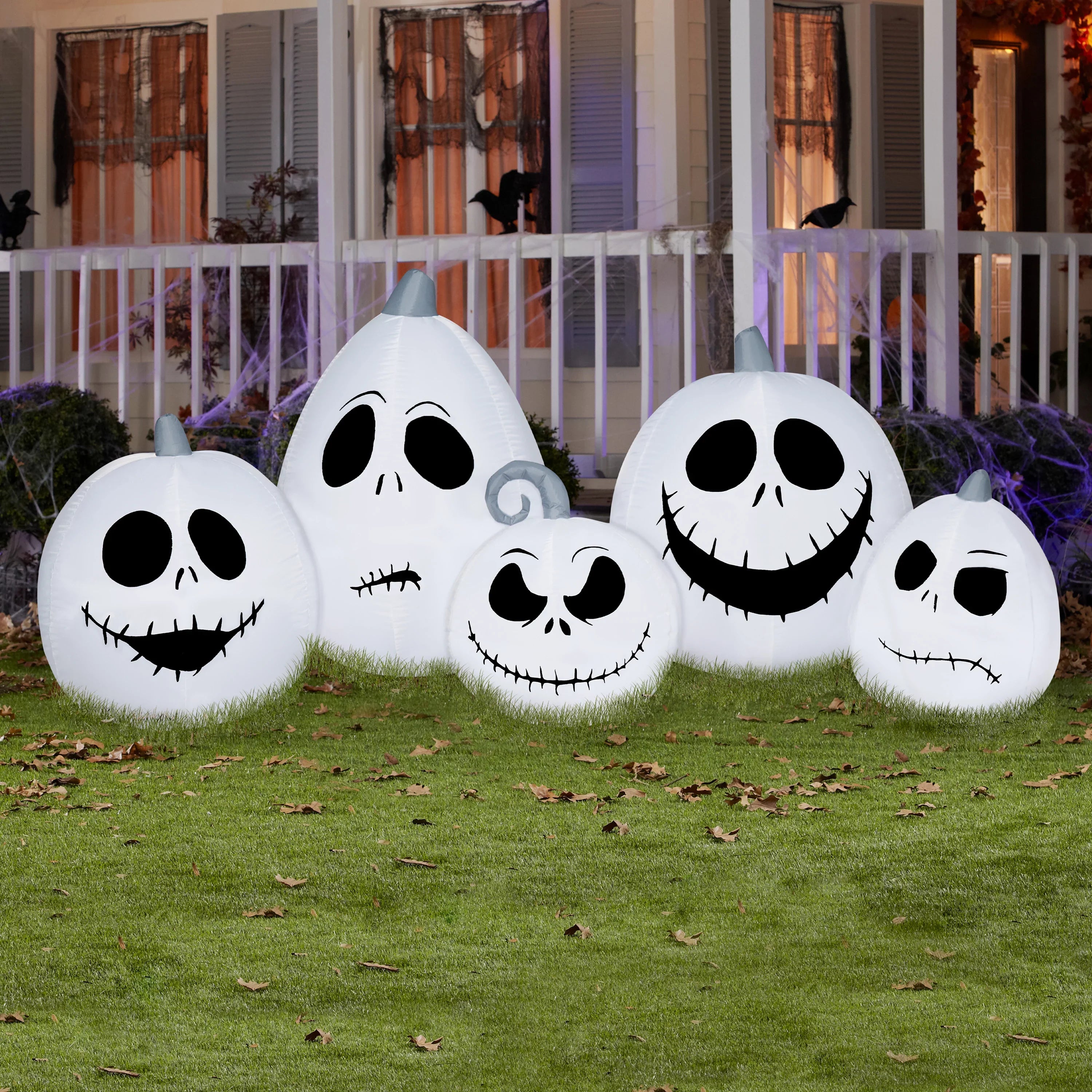 Airblown Jack Skellington Pumpkin Inflatable