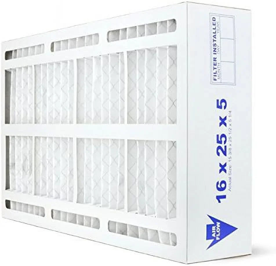 16X25x5 MERV 11 HVAC AC Furnace Air Filter Replacement For Goodman Amana -1056 AMP--1056, Allergy 2-Pack, Made In The