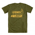 GEEK TEEZ Janeway Chakotay 2024 Original Artwork Inspired by Star Trek Men's T-shirt Military Green Small