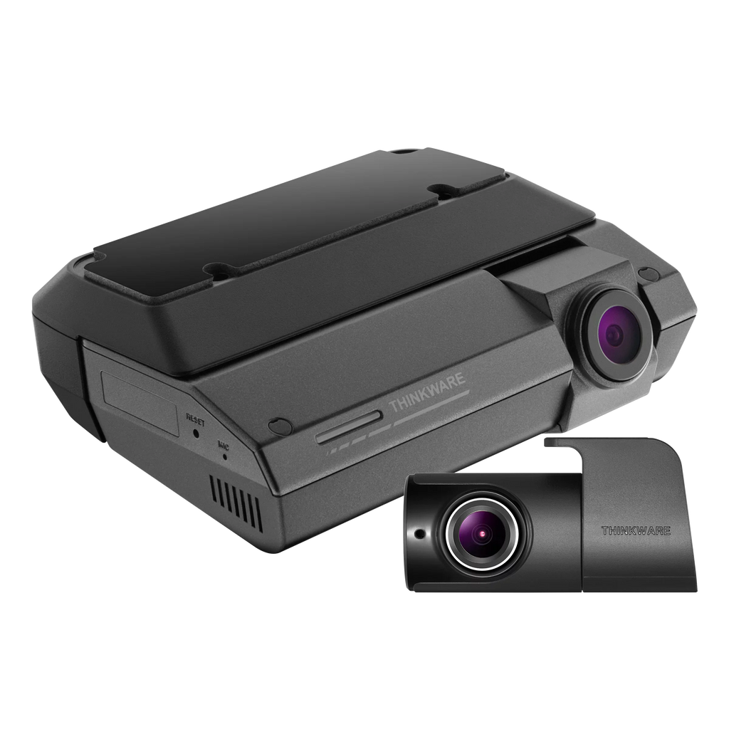 Thinkware F790 Dual Channel Dash Cam with Full HD 1080p, Front and Rear Cam, Dual Band WiFi, Built-in GPS, Parking Mode, Night Vision, Thinkware Plugin Mount and Ambarella Quad- CPU