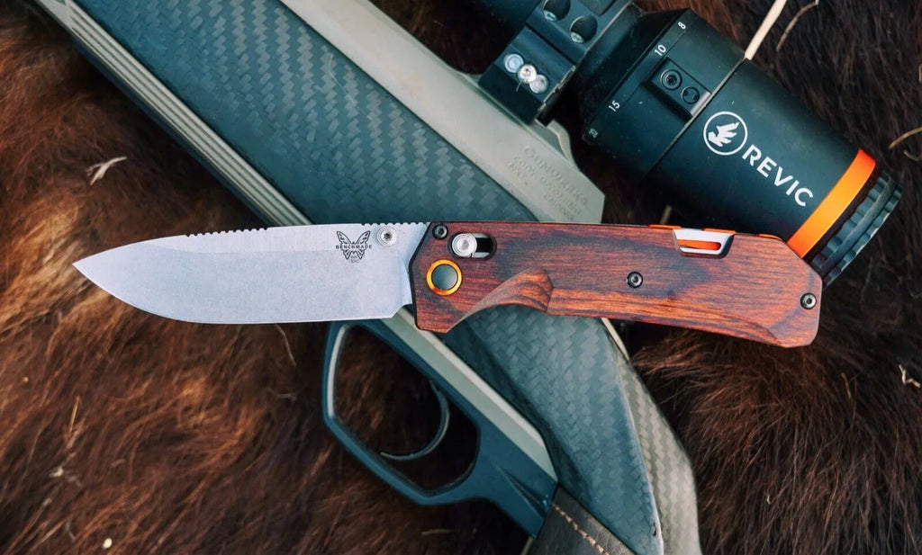 Benchmade Grizzly Creek 15062 Stabilized Wood 3.49" CPM-S30V Stainless Folding Pocket Knife