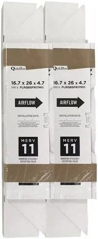 FLRQB5FR17M11 TFM175B0FR0 - Quikbox Replacement Media Filter 16.7'' X 26'' X 4.7'', 2-Pack